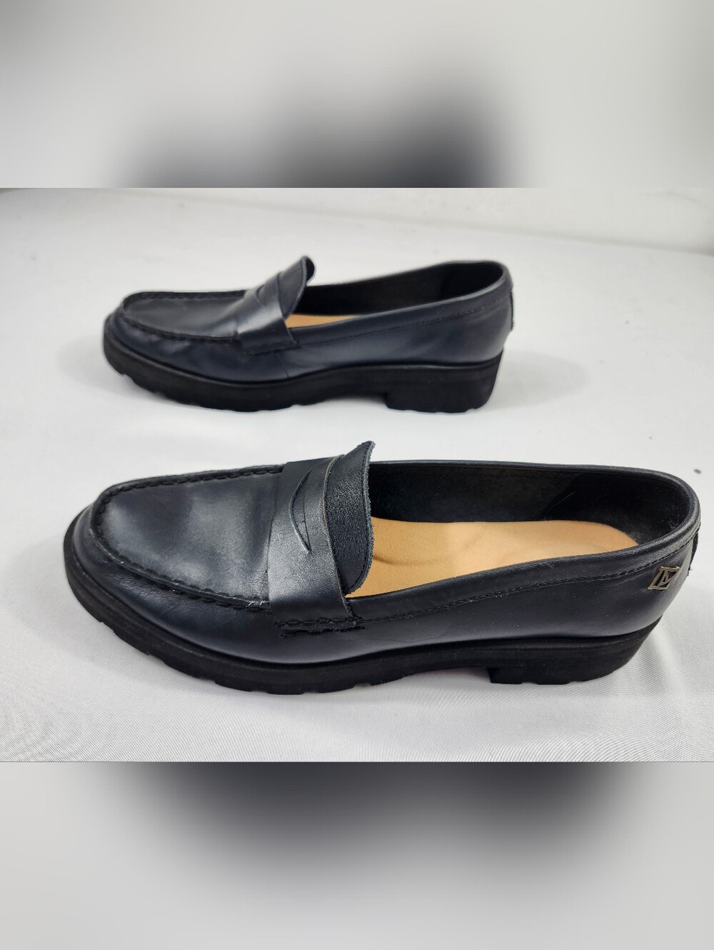 Sperry Women's 10 M Black Leather Penny Loafers Liteweight Casual Shoes - Picture 3 of 9